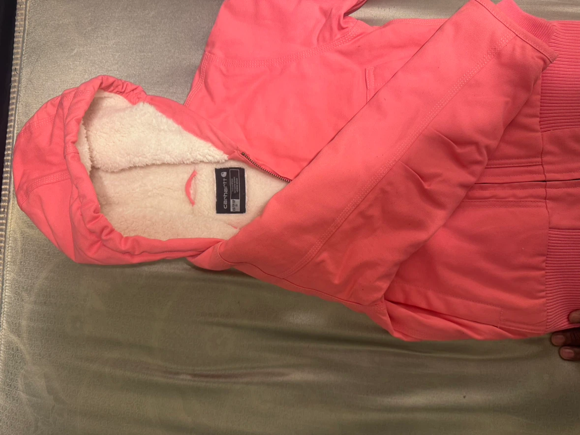 Carhartt Pink Sherpa Lined Hooded Jacket - photo 4
