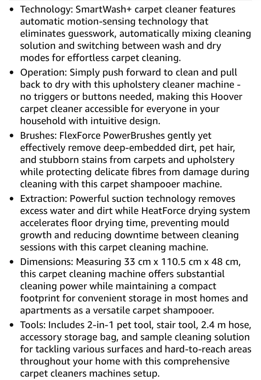 Hoover SmartWash Carpet Cleaner - photo 3