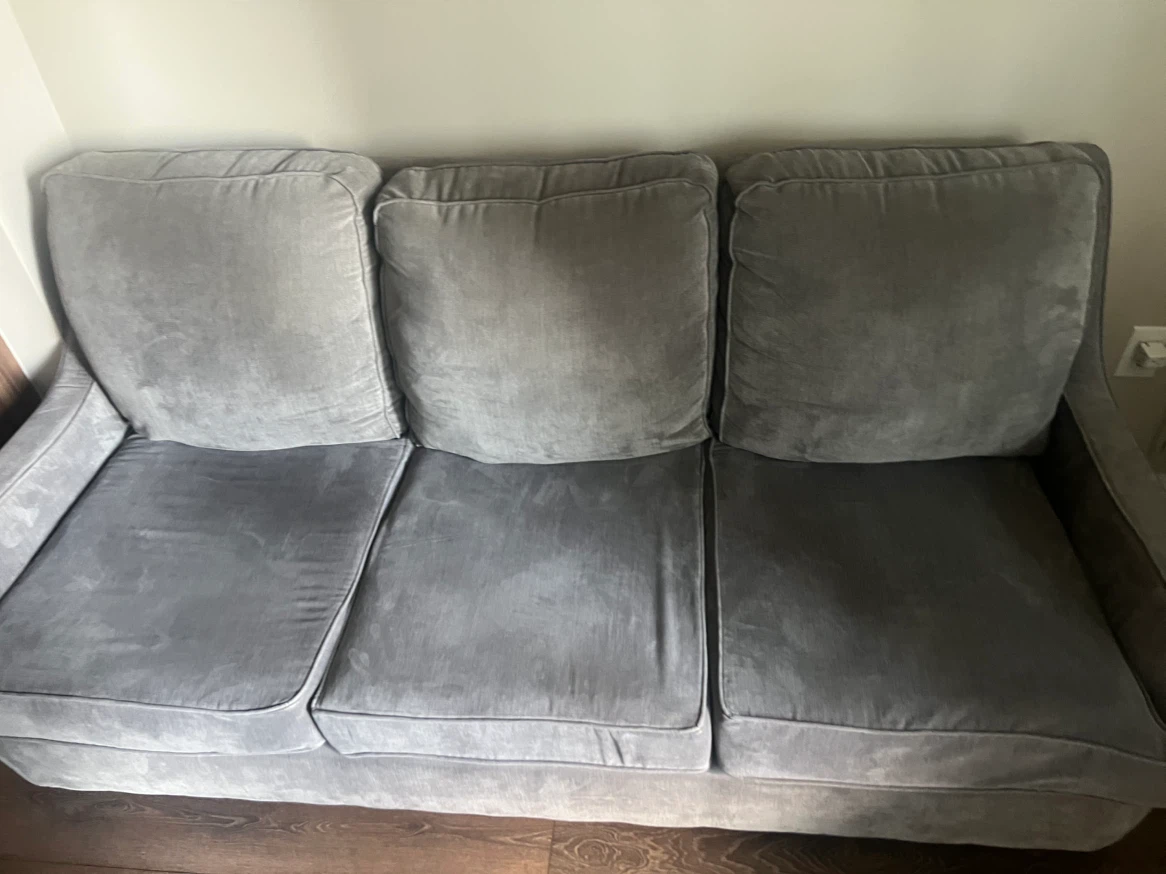 Grey 3-Seater Sofa - photo 2