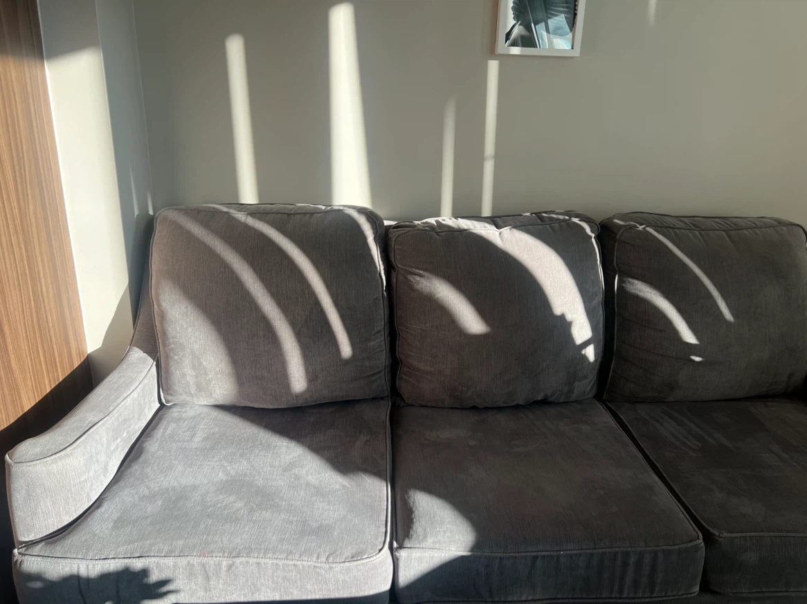 Grey 3-Seater Sofa - photo 5