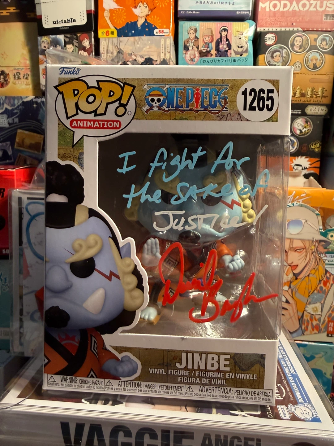 One Piece Jinbe #1265 Signed Funko Pop