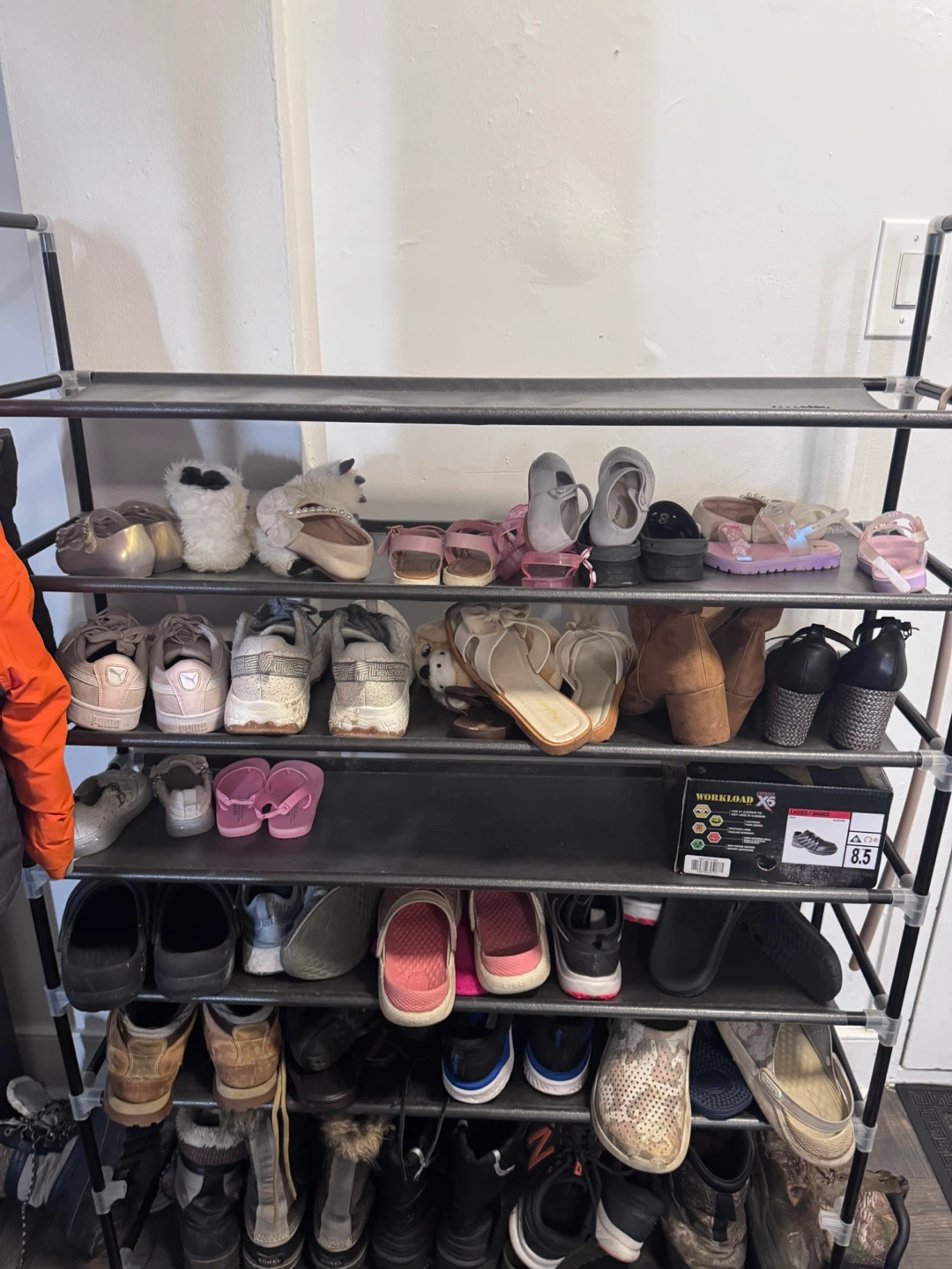 7-tier shoe rack