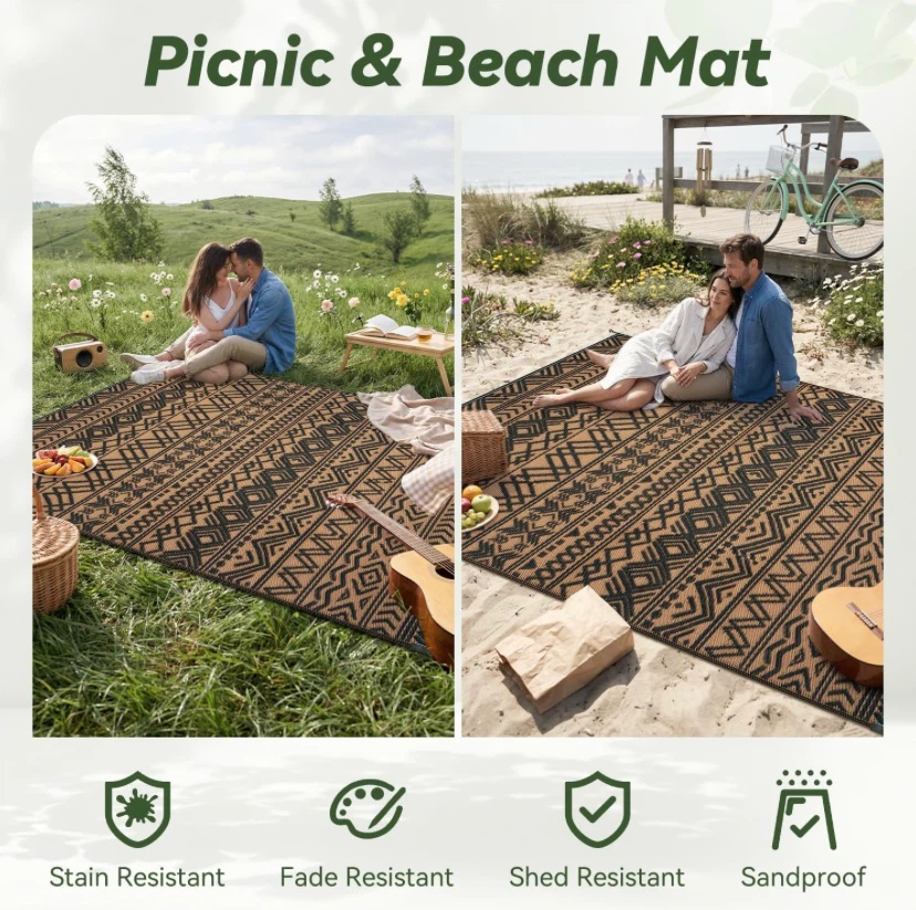 New 5x8 waterproof Outdoor Rug - photo 5