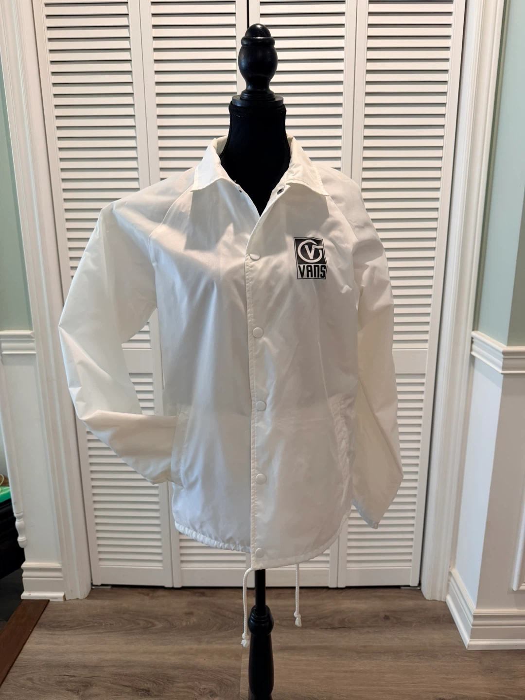 Vans White Windbreaker Jacket