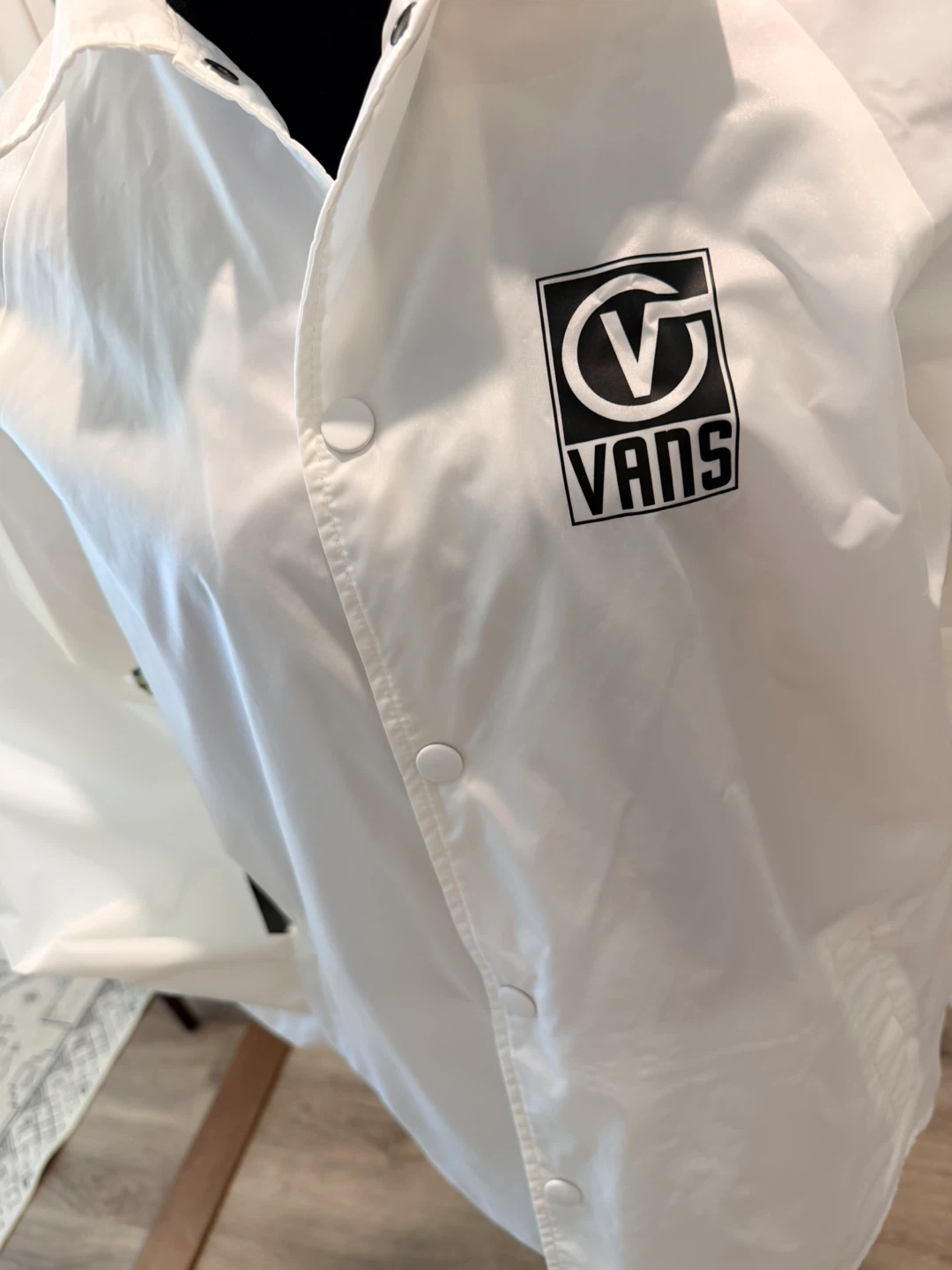 Vans White Windbreaker Jacket - photo 2