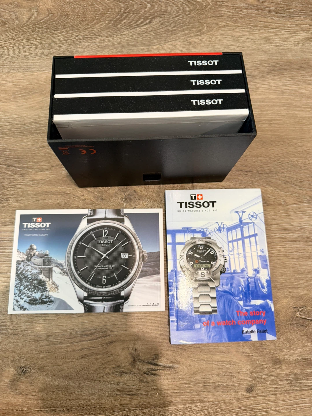 Tissot Watch Box with Books and Extra Links - photo 5