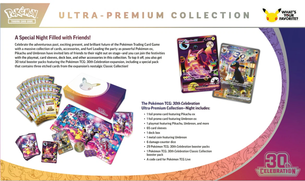 Pokemon TCG Ultra-Premium Collection 30th Anniversary - photo 3