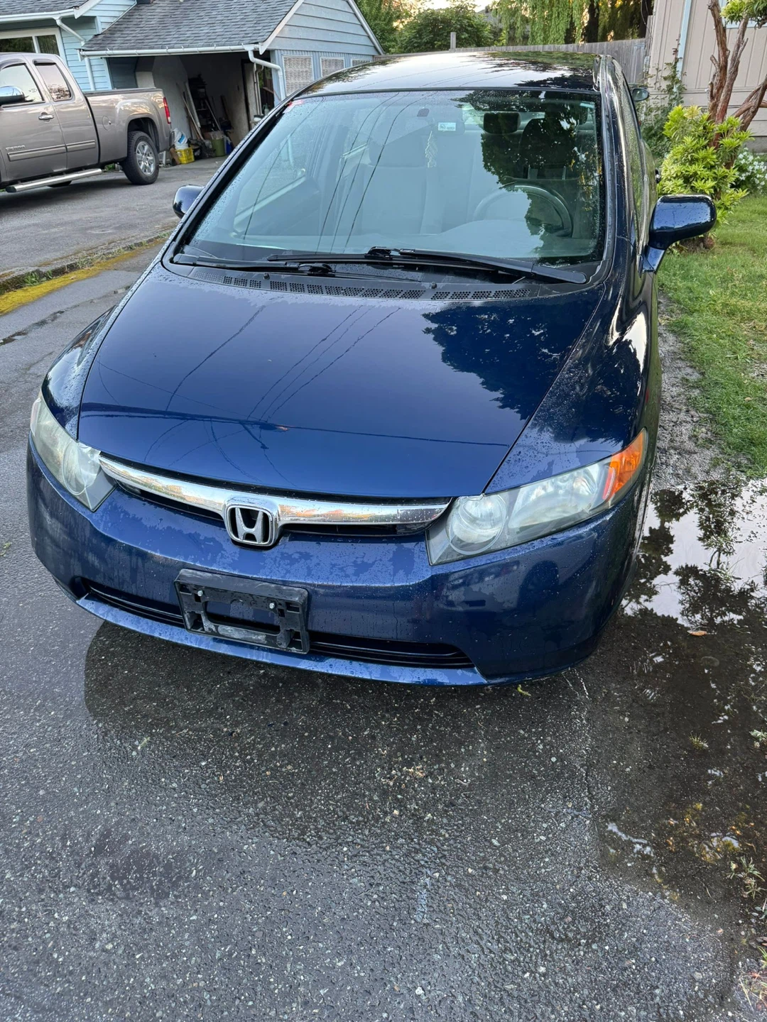 Blue Honda Civic 07