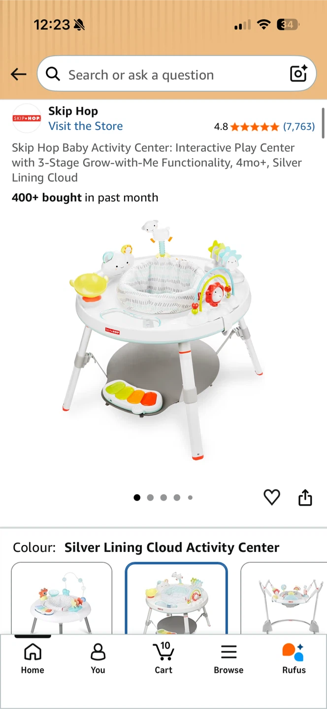 Skip Hop Explore & More Baby Activity Center – Like New - photo 4