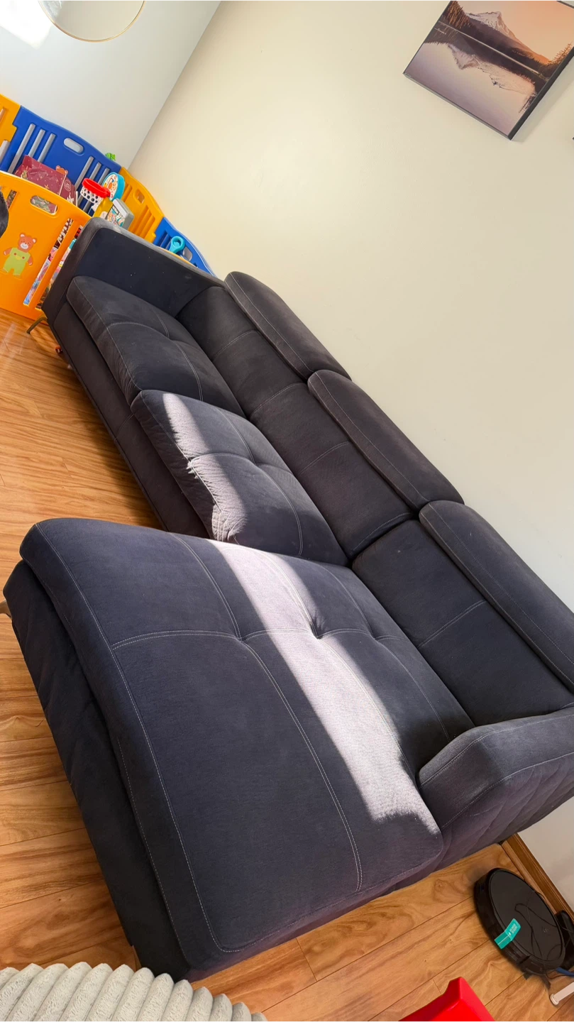 Dark Gray Sectional Sofa - photo 3