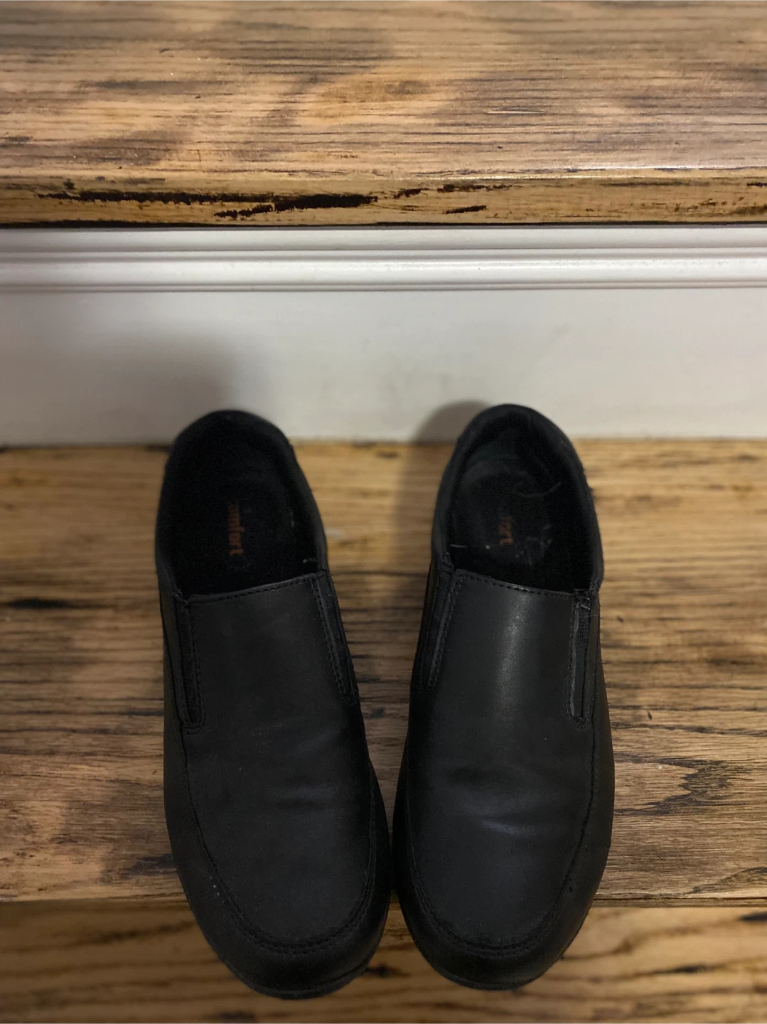 Black Slip-On Kitchen Shoes Size 6 - photo 2