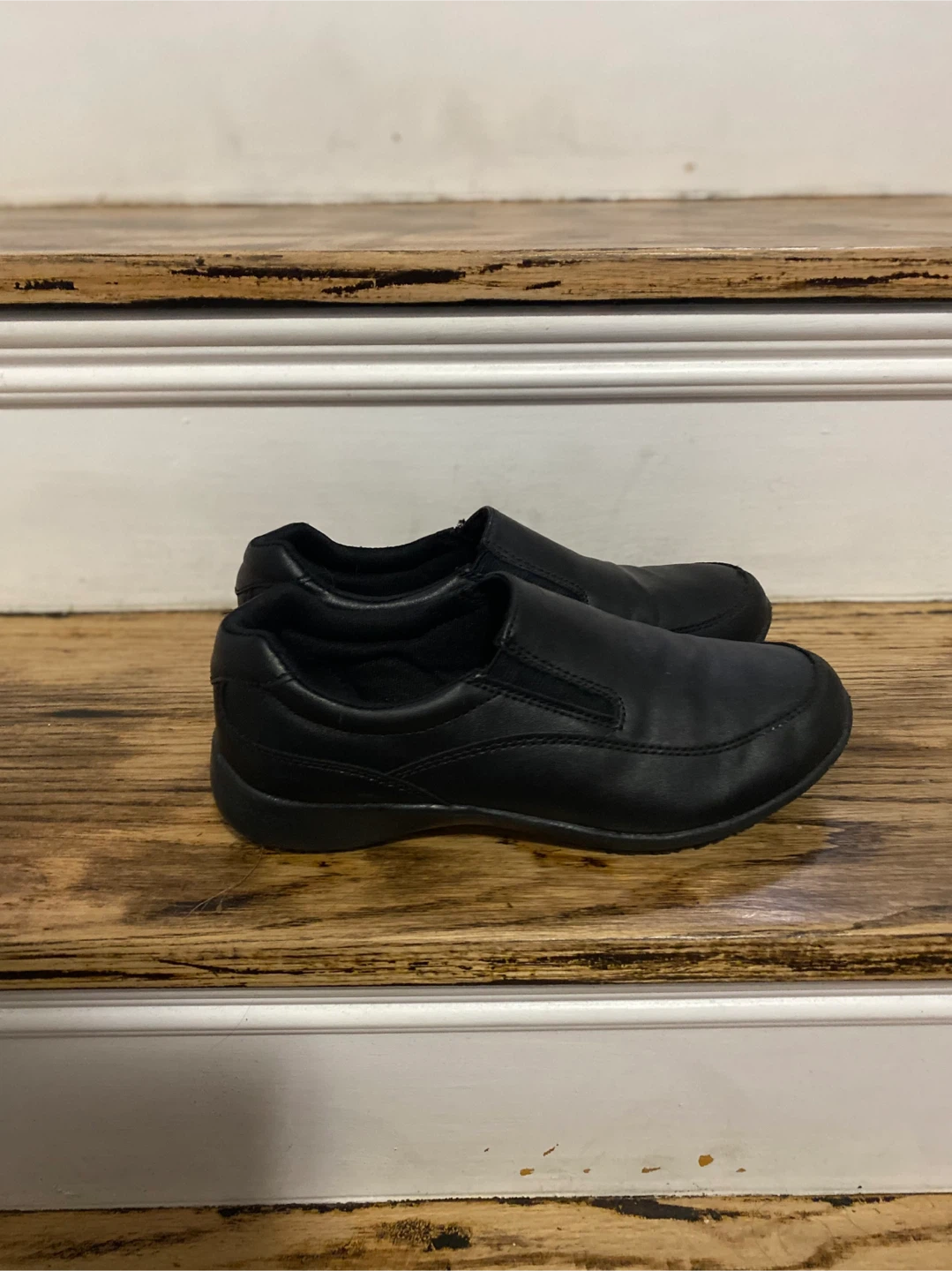 Black Slip-On Kitchen Shoes Size 6 - photo 5
