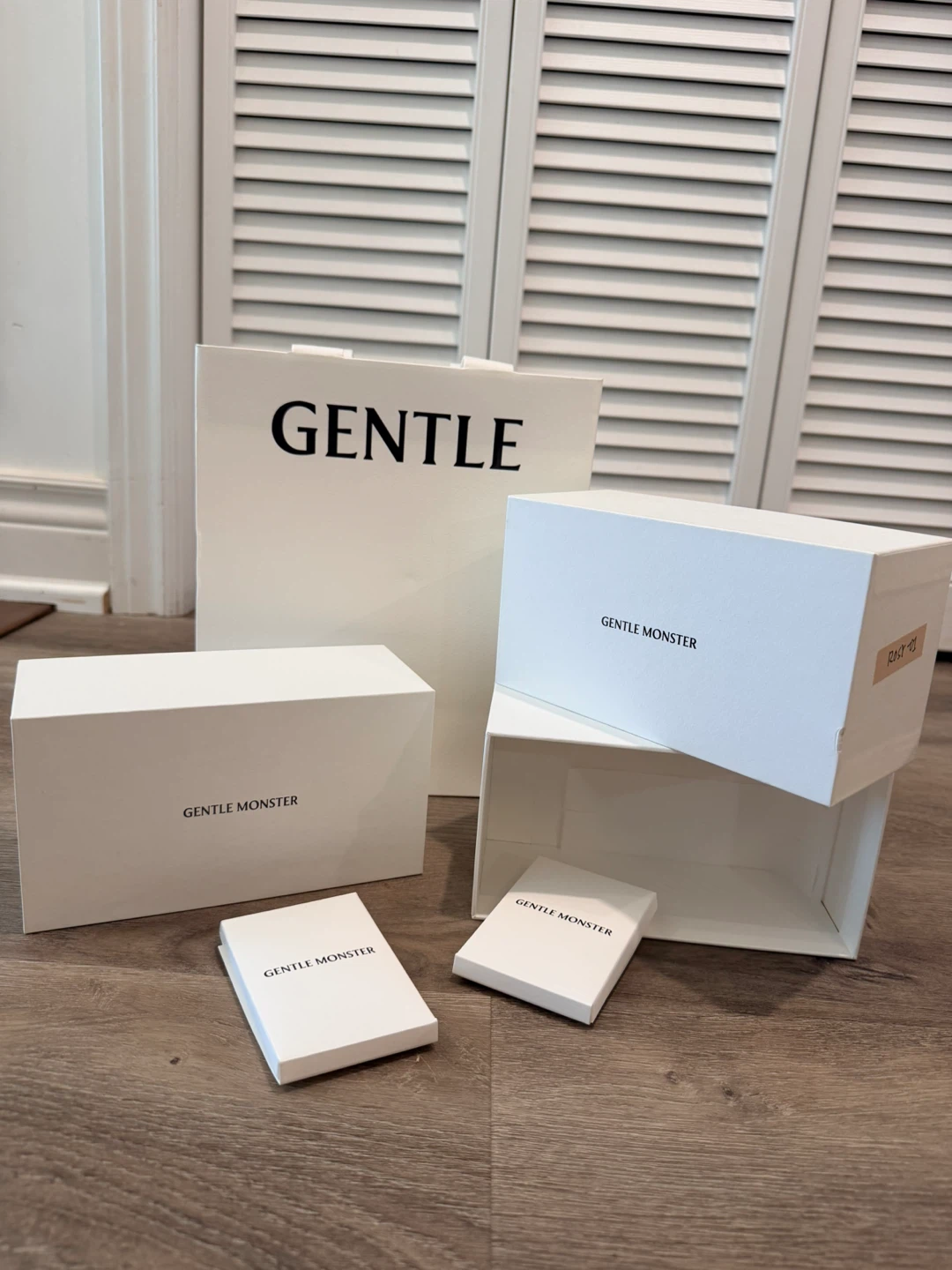 Gentle Monster Sunglasses Boxes and Bag