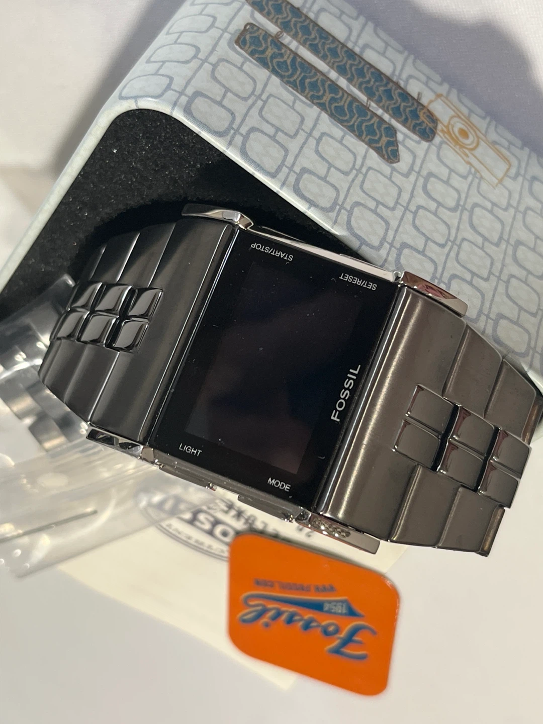 Fossil Digital Touch Screen Watch – Black Stainless Steel