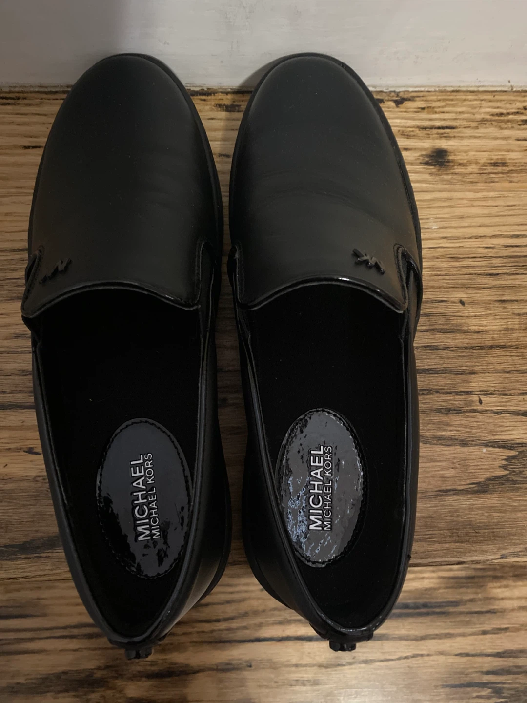 Michael Kors Black Slip-On Loafers New in Box Size 6 - photo 5