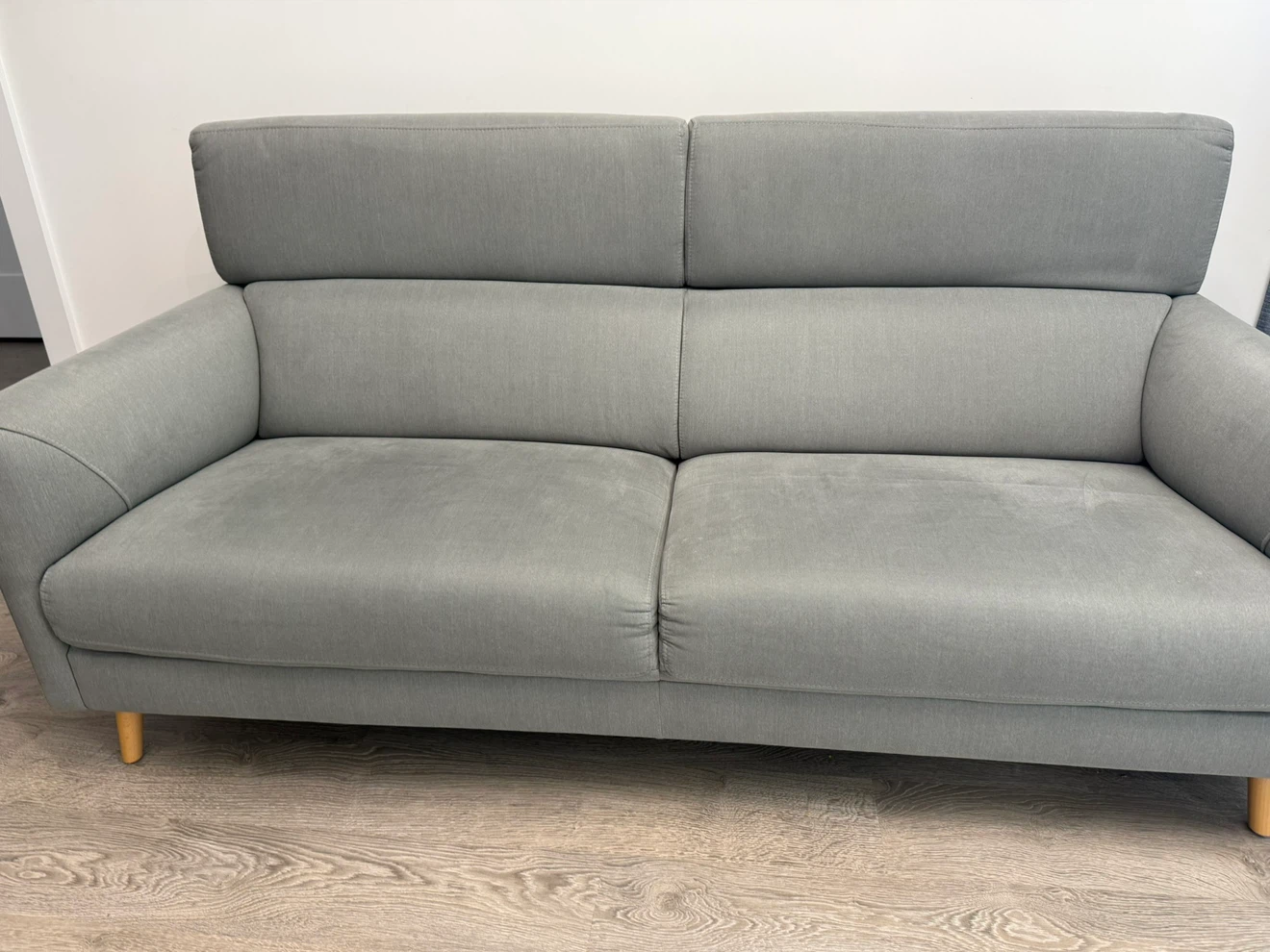 Grey 2-seater sofa