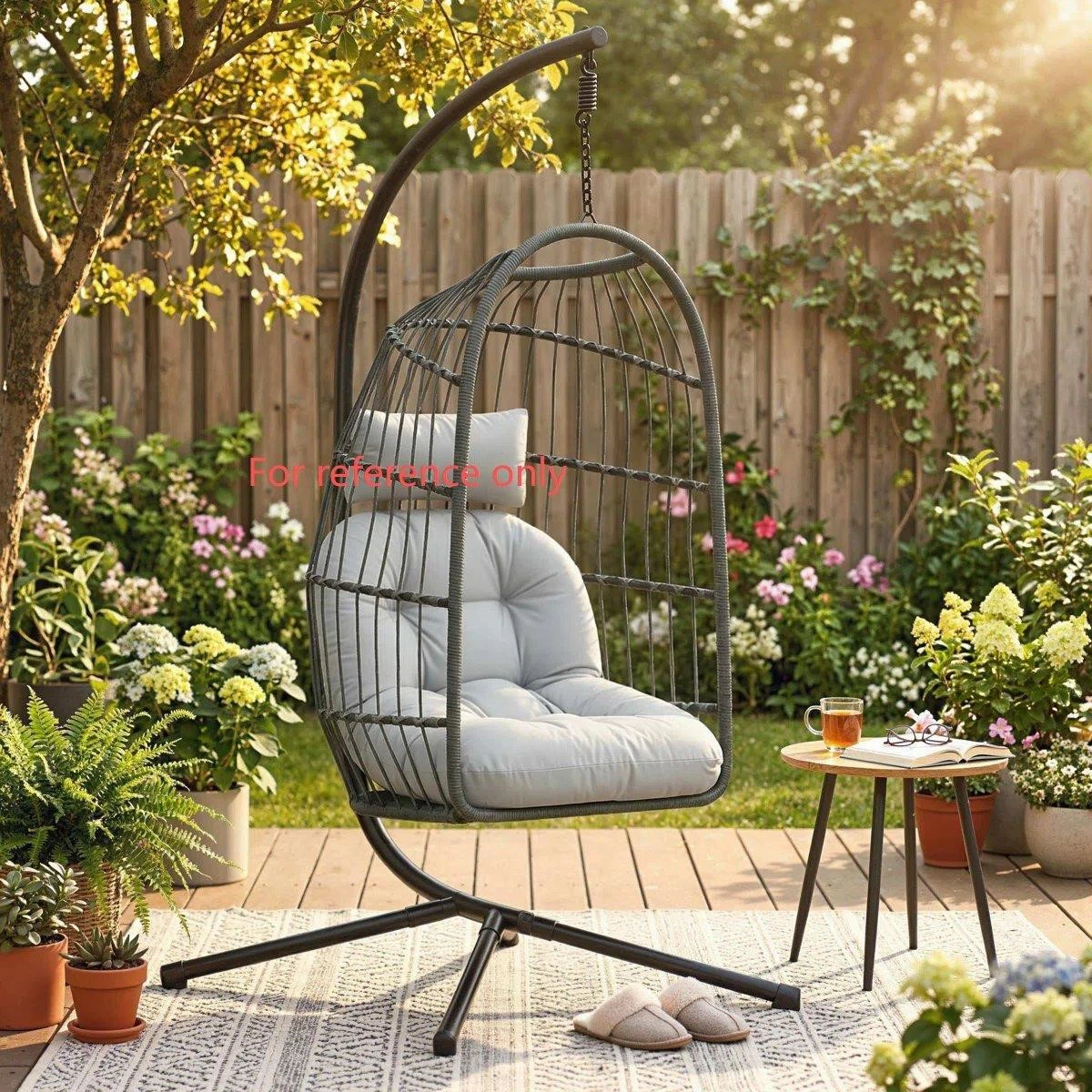 Egg Swing Chair with Cushions