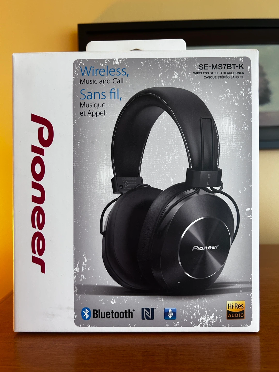 Pioneer SE-MS7BT Wireless Stereo Headphones - Black