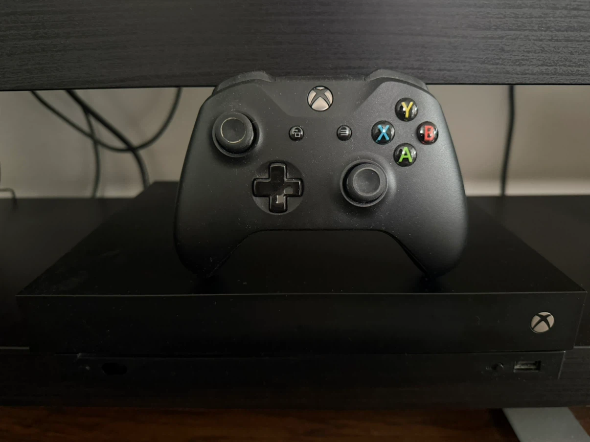 Xbox One X Console and Controller
