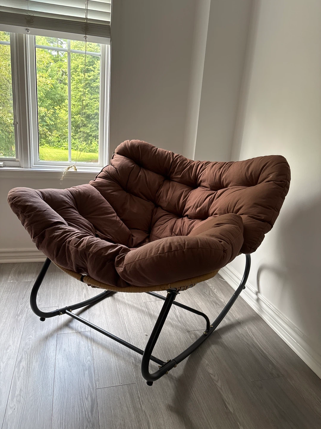 Brown Puffy Lounge Rocky Chair - photo 2
