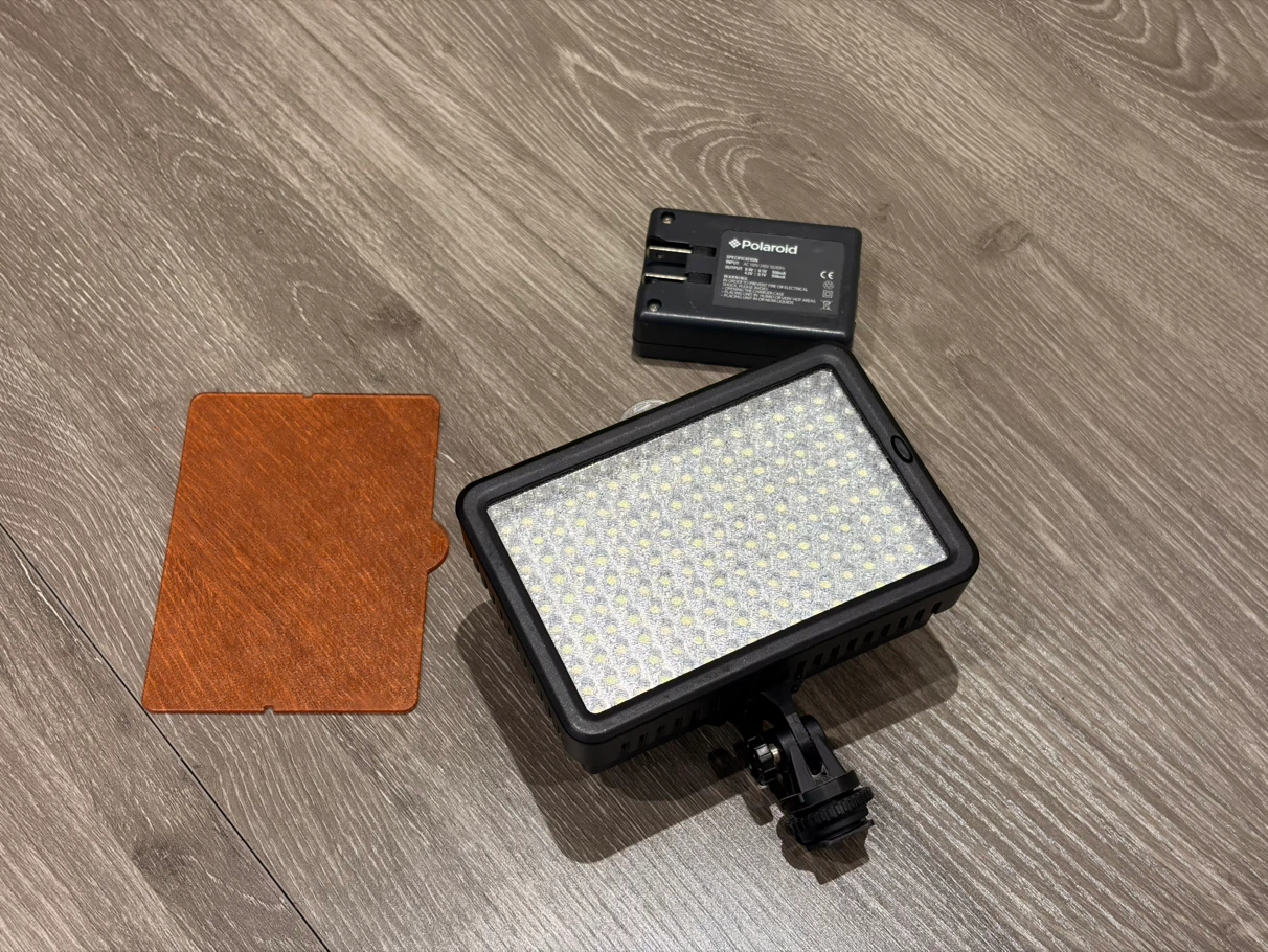 Polaroid LED Video Light with Battery