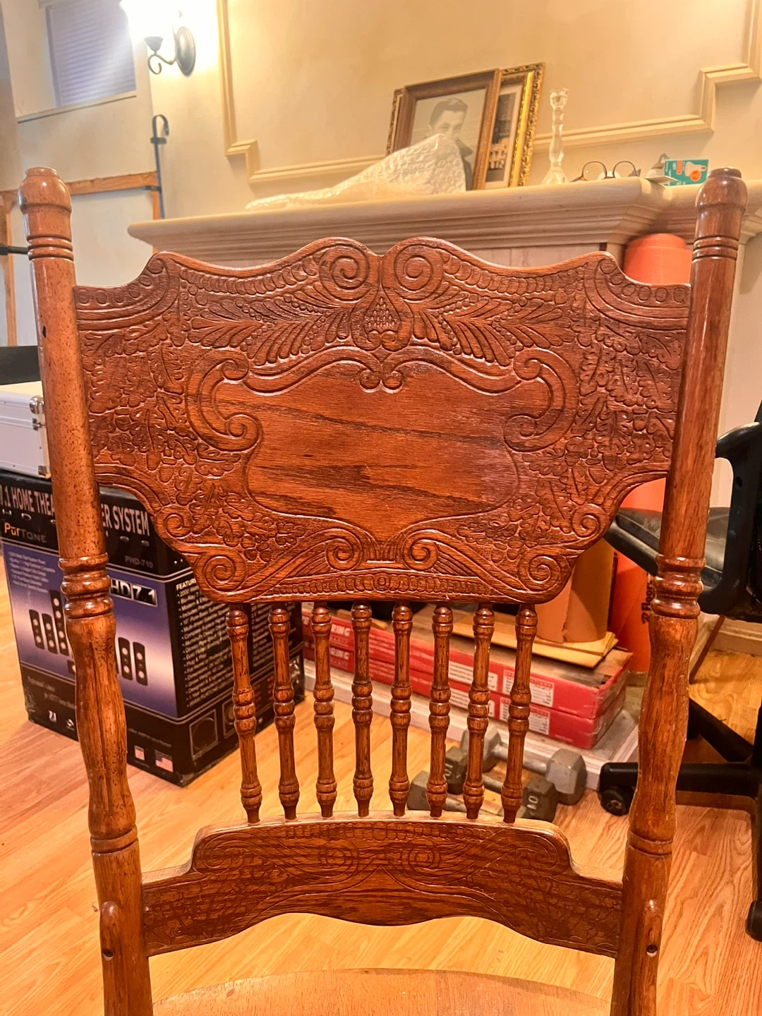 Vintage Wooden Dining Chair - photo 2