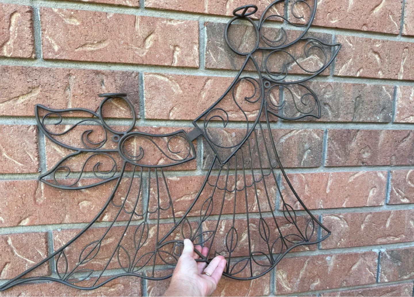 Metal Angel Wall Decor - photo 2