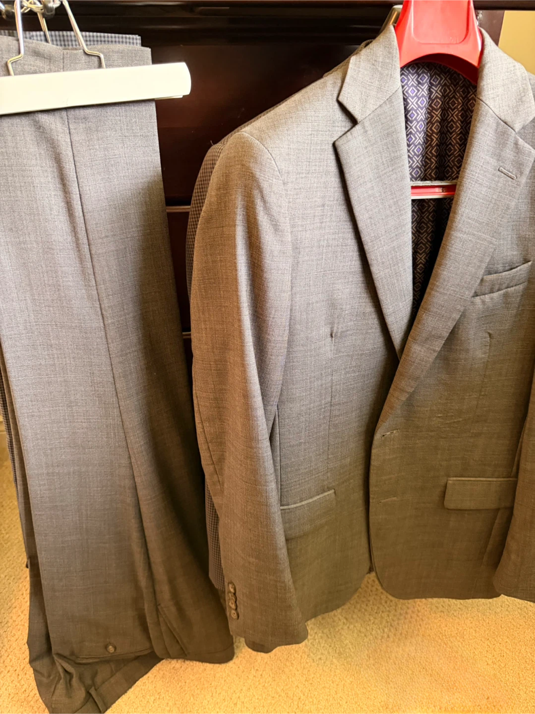 Custom Men's Grey Suit