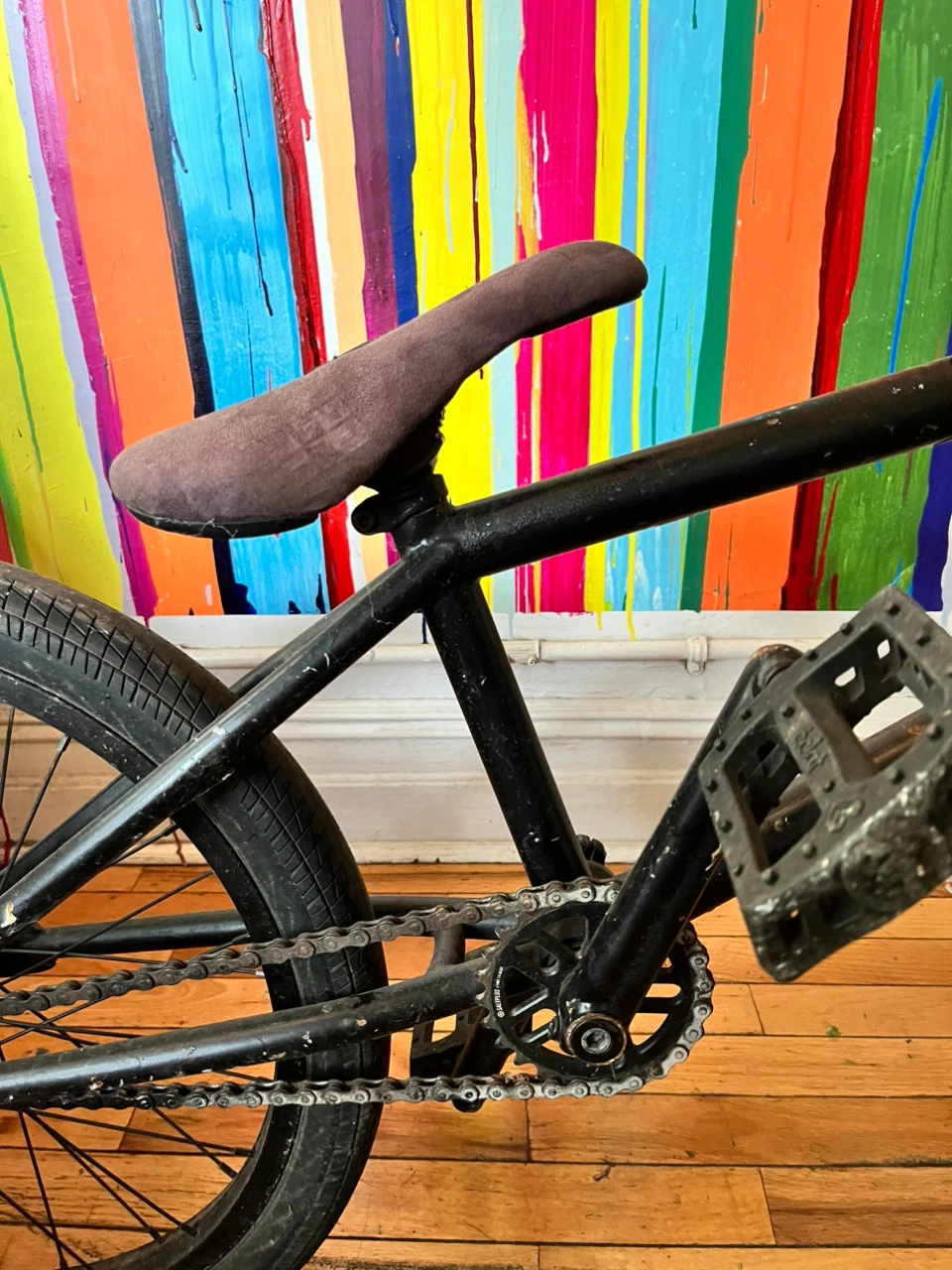 Black We The People BMX Bike with Odyssey Brake Lever and Cable - photo 3