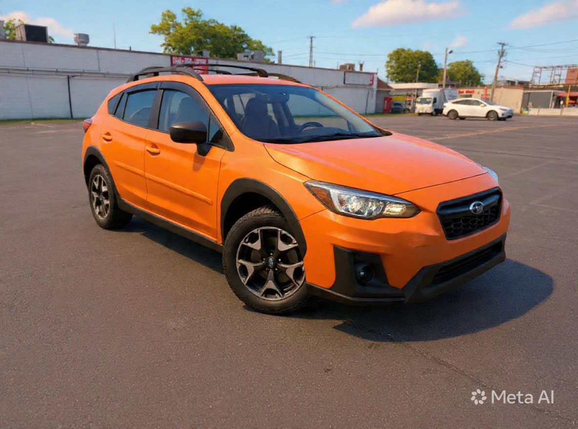 Orange Subaru Crosstrek 2020 6SPEED MANUAL TRANSMISSION