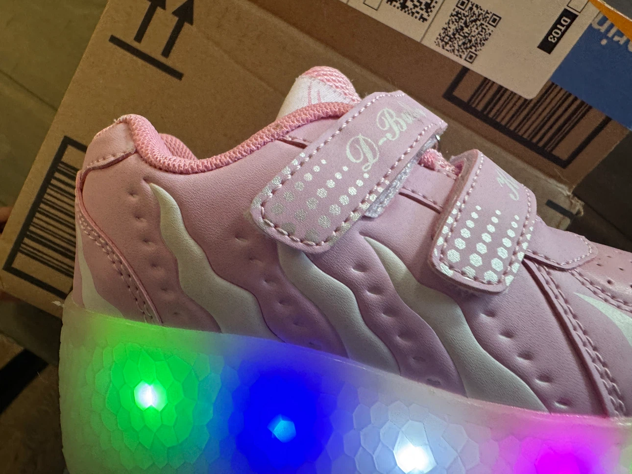 Pink LED Roller Shoes Size 27 - photo 5