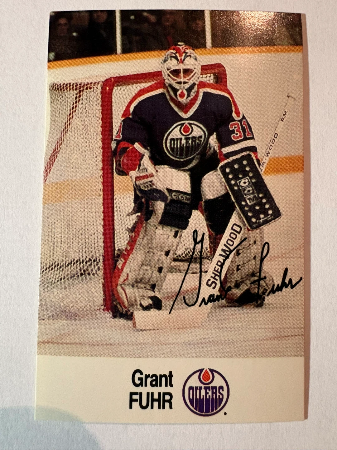 ESSO NHL All-Star Collection Hockey Card - Grant Fuhr