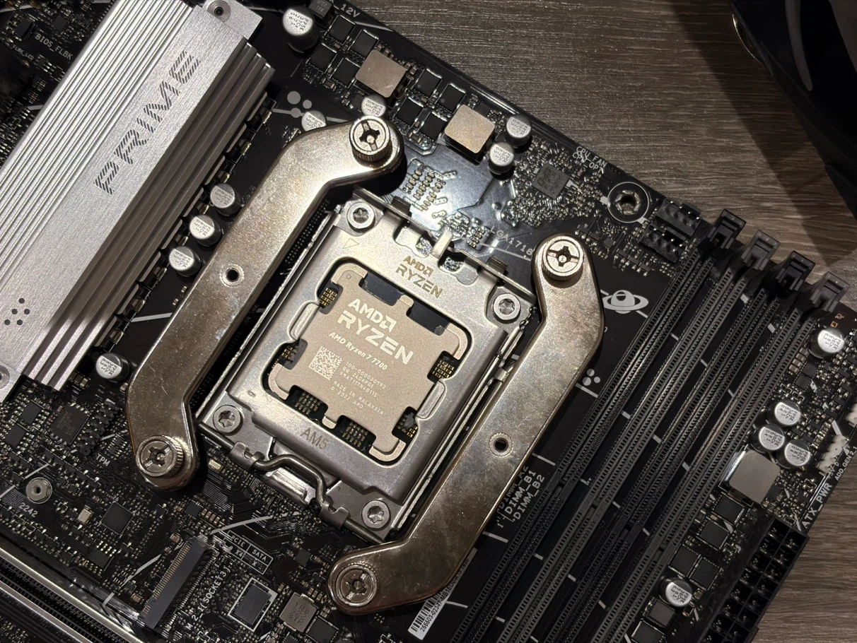 ASUS PRIME B650M-A AX Motherboard with AMD Ryzen 7 7700 CPU - photo 5