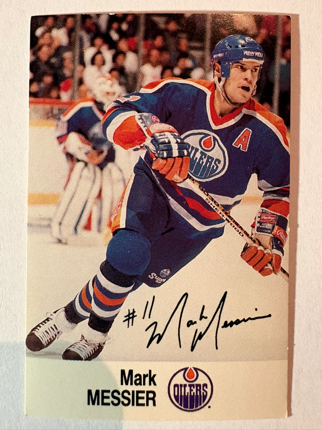 Mark Messier Esso NHL All-Star Collection Hockey Card