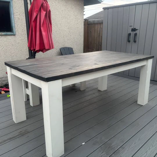 Outdoor Dining Table and Bench Set