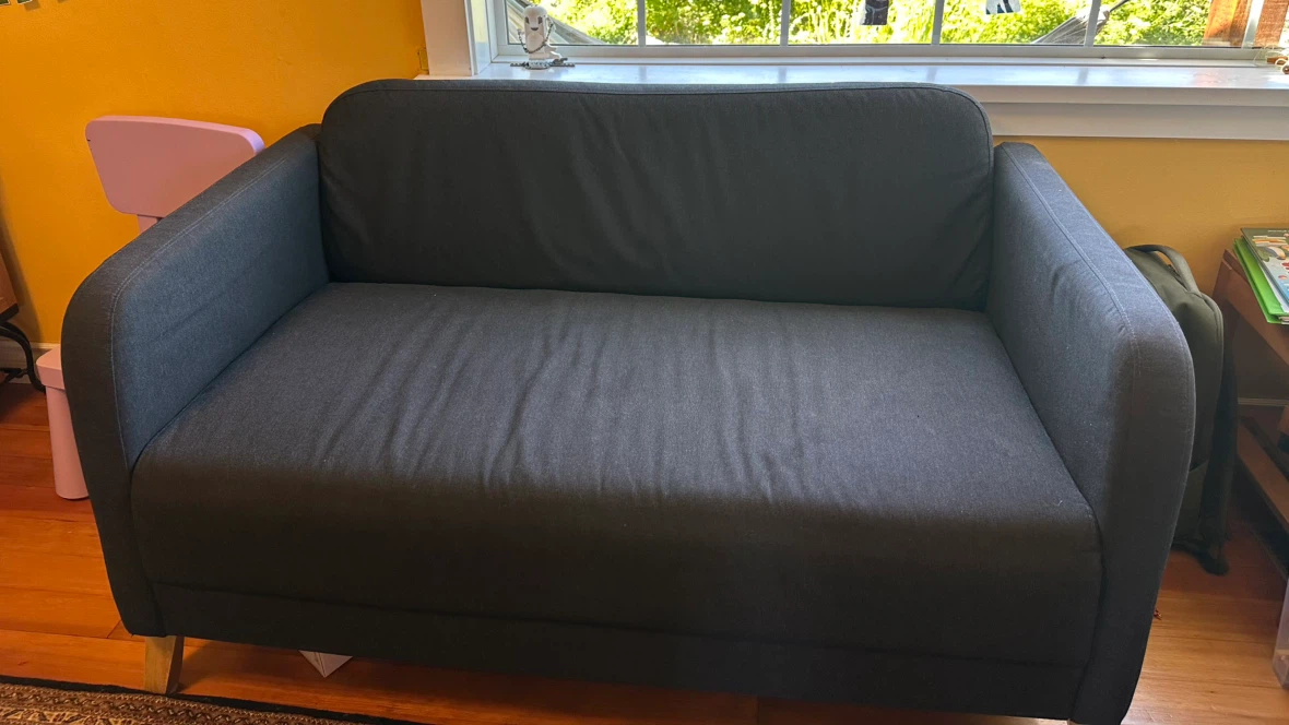 IKEA LINANÄS Loveseat - Vissle dark gray
