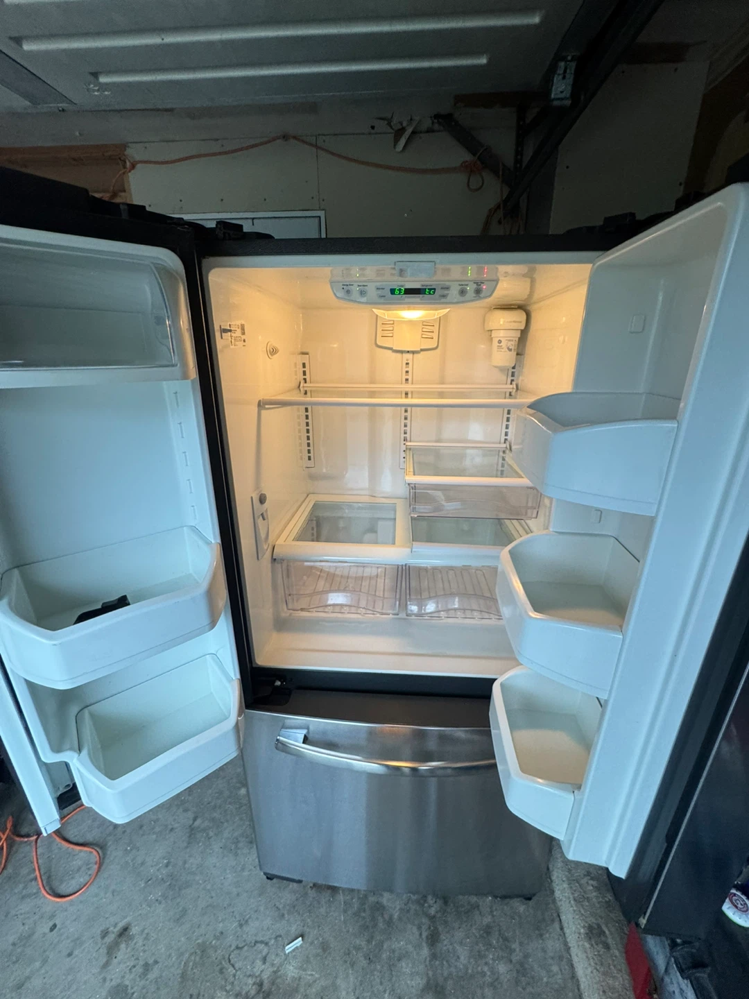 GE Stainless Steel French Door Refrigerator - photo 2