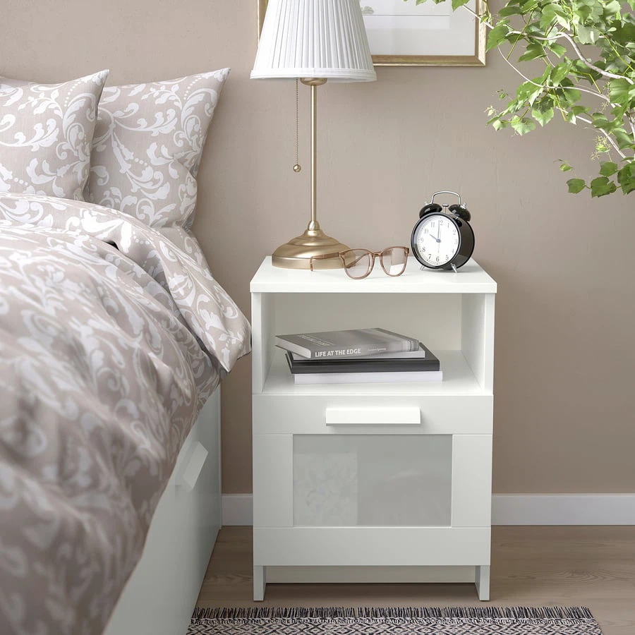 IKEA BRIMNES Nightstand - White - photo 2