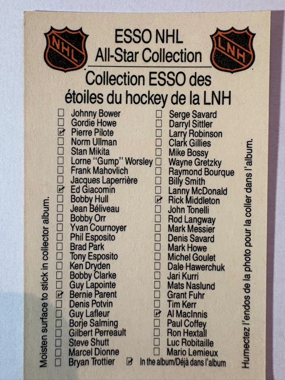 Jari Kurri Edmonton Oilers Hockey Card - photo 2