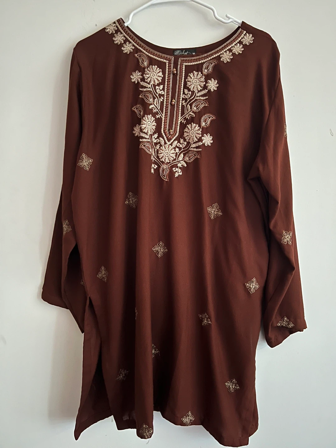 Embroidered Kurti and Pants Set - photo 5