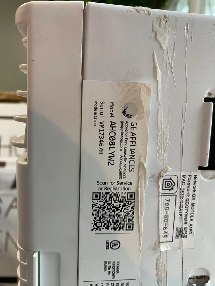 GE 8000 BTU Wi-Fi enabled air conditioner - photo 2