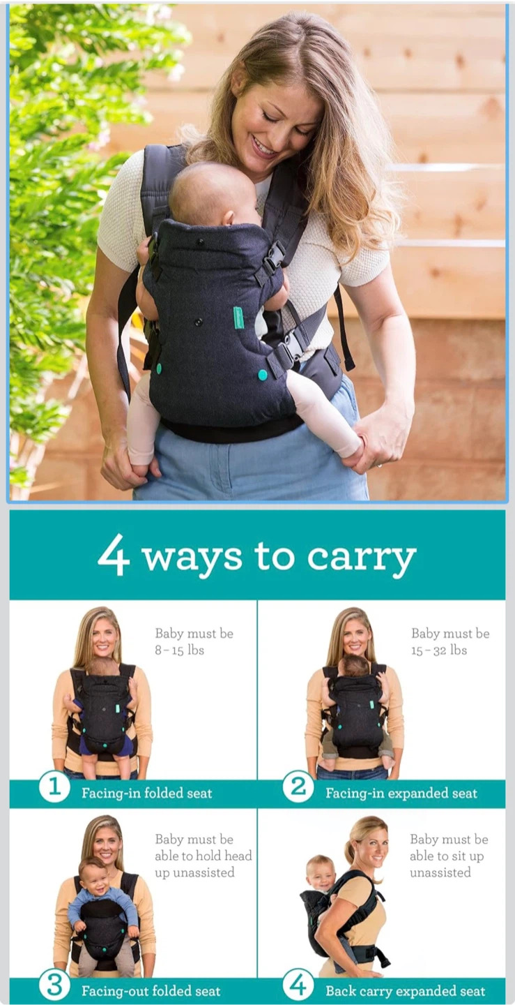 Infantino Flip Advanced 4-in-1 Convertible Carrier - photo 2