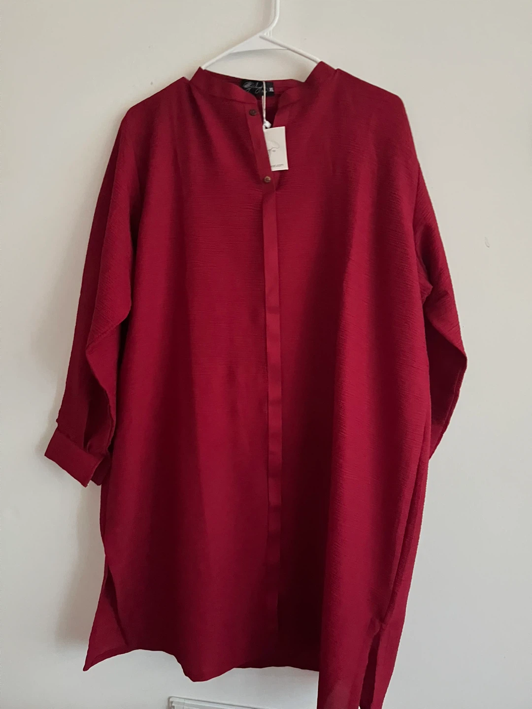 Textured Crimson Co-ord Set - photo 5
