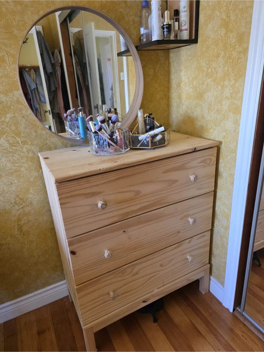 IKEA HEMNES 3-drawer chest of drawers and Mirror - photo 2