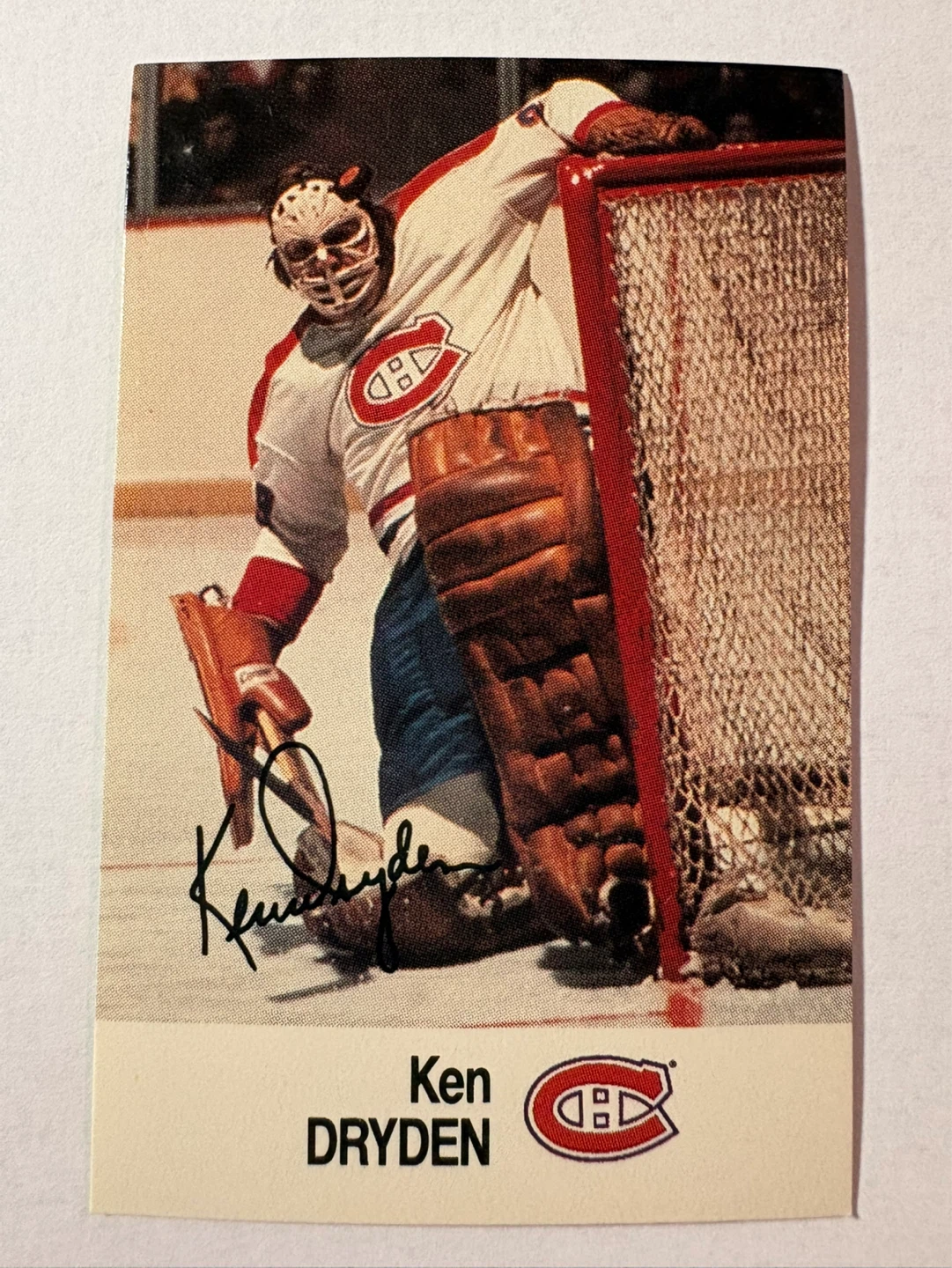 Ken Dryden Autographed Esso NHL All-Star Collection Hockey Card