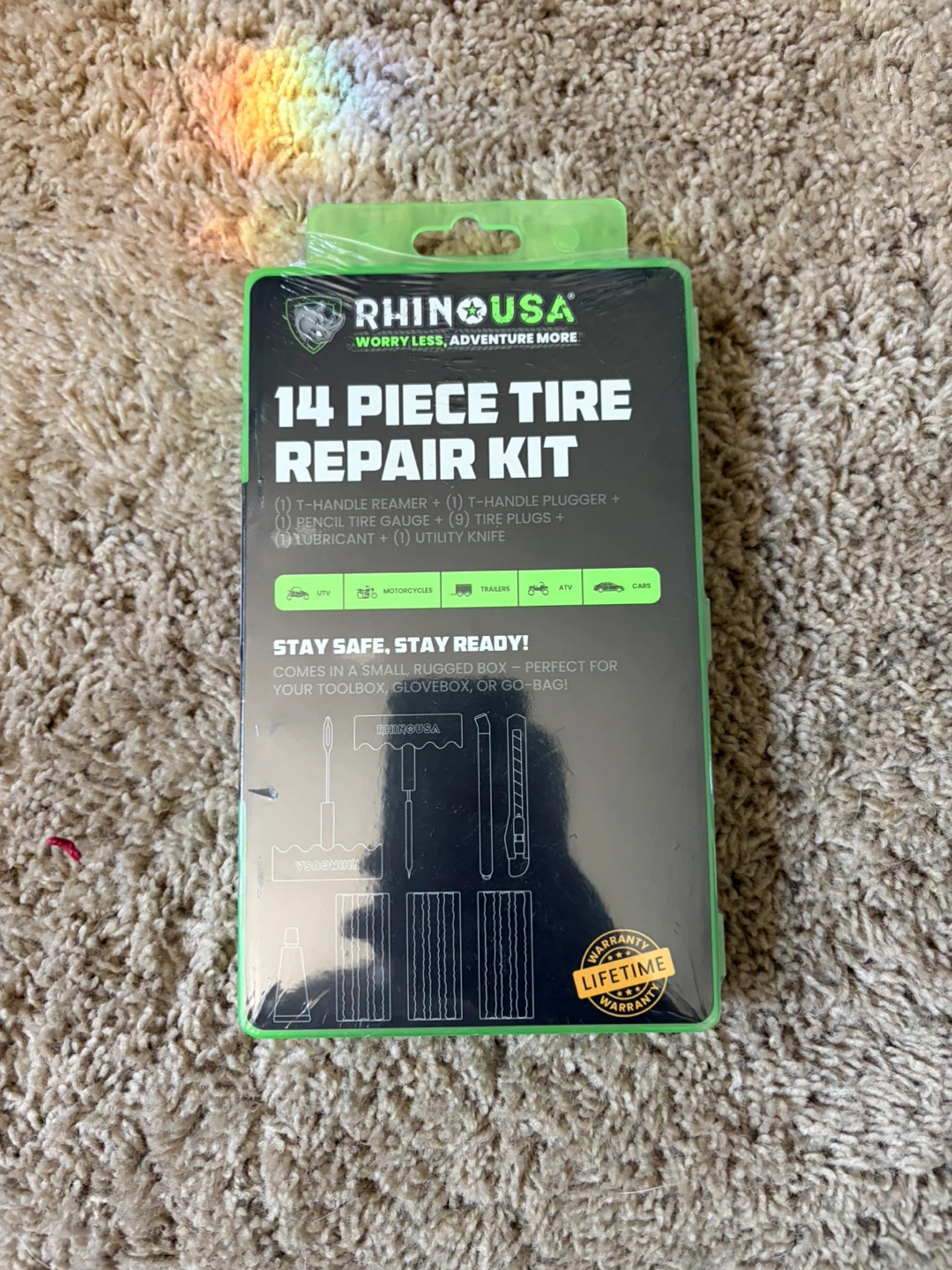 RHINO USA 14 Piece Tire Repair Kit