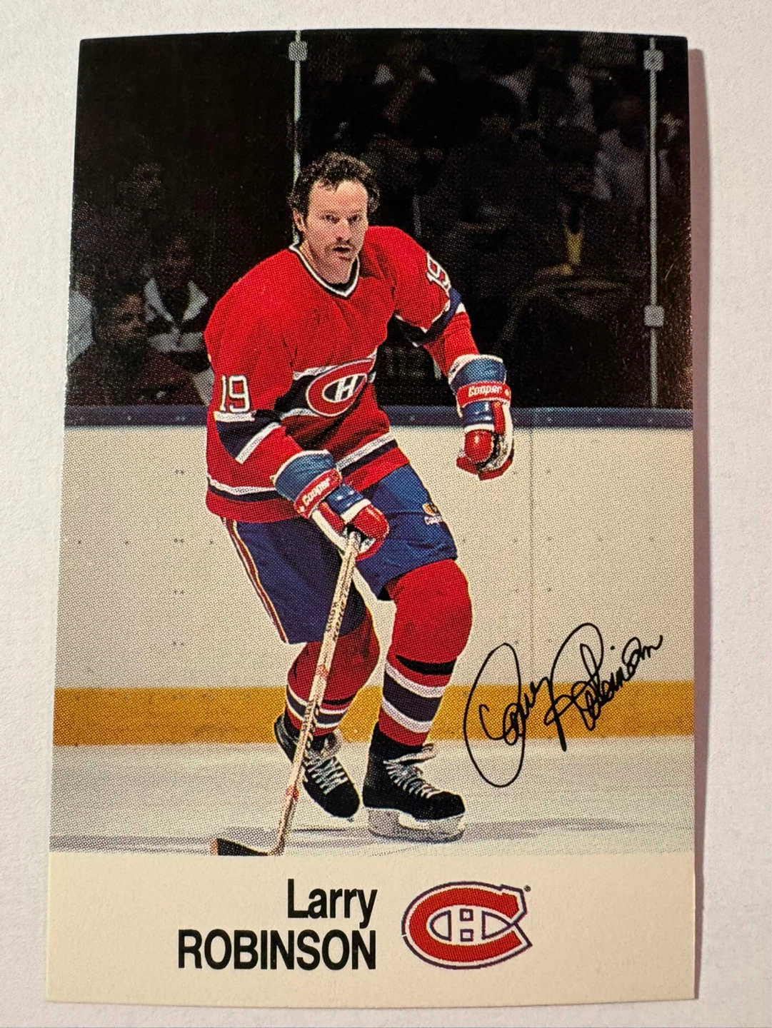 ESSO NHL All-Star Collection Larry Robinson Hockey Card