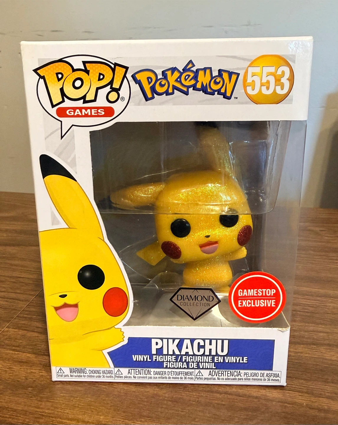 Funko Pop! Pokemon Pikachu #553 Diamond Collection - photo 2