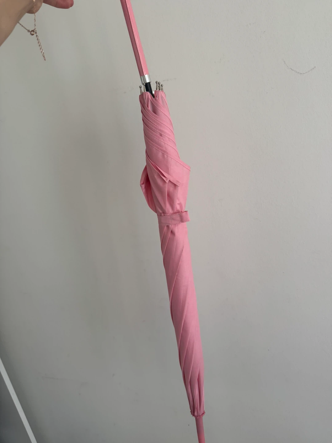 Pink Umbrella with J-Handle - photo 4