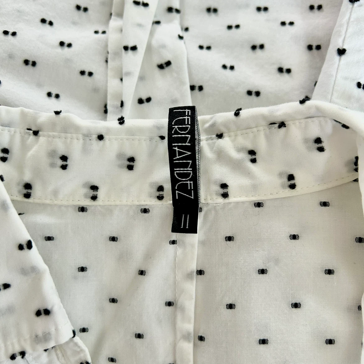 Lisa Marie Fernandez Polka Dot Cotton Midi Shirtdress M - photo 5